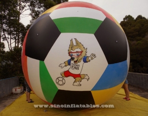 world cup advertising inflatable helium balloon