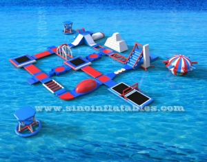 giant auqa amusement inflatable water park