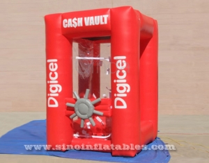 cube cash vault inflatable money booth
