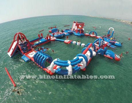 inflatable water obstacle course