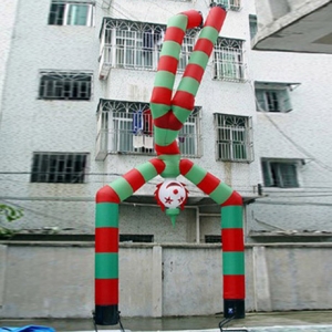 Upside-down clown inflatable air dancer