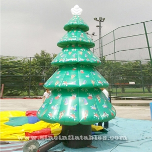 Outdoor giant advertising inflatable Christmas tree