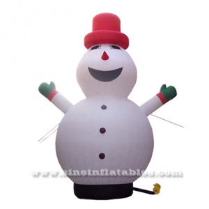 advertising giant inflatable snowman
