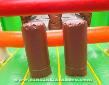 kids jungle inflatable obstacle course