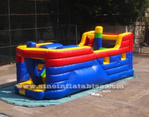 kids interactive pirate ship inflatable obstacle course