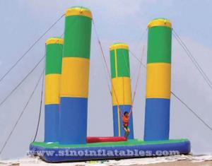 adults giant inflatable bungee jump