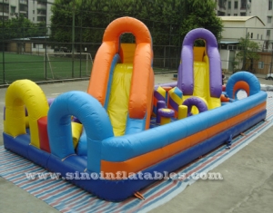 kids inflatable obstacle course