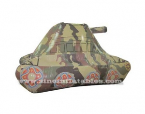 desert storm paintball inflatable military tank bunker