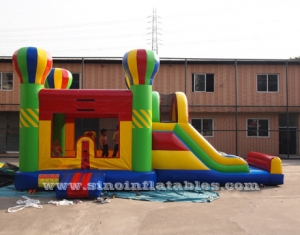 kids inflatable bounce house with slide