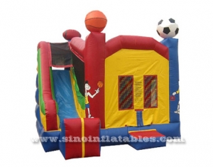 inflatable combo bouncer with slide