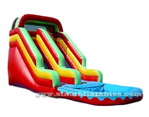 kids inflatable water slide with pool