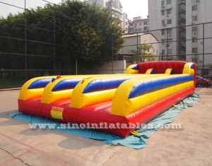 3 lane inflatable bungee run