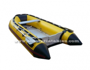 2 persons inflatable speed boat with aluminium floor