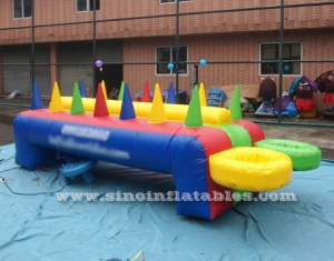 Kids N adults suspending inflatable potato game