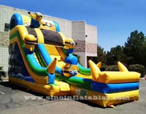 big banana kids minion inflatable water slide