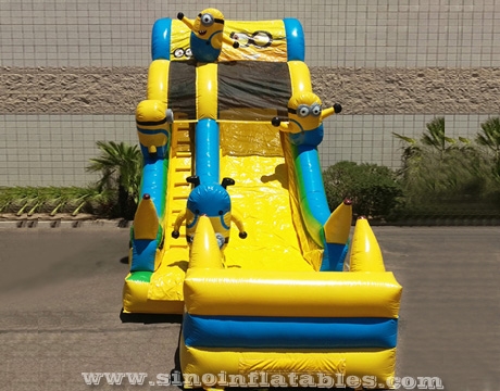 big banana kids minion inflatable water slide