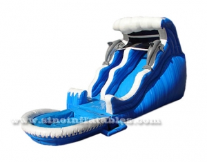 dolphin inflatable water slide clearance