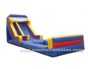 kids inflatable water slide with detachable pool