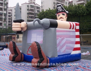 commercial grade small indoor kids pirate inflatable bouncy castle