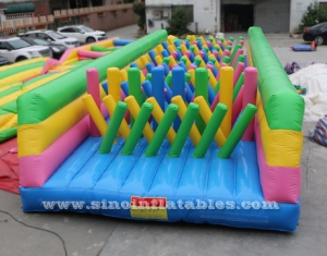 en14960 kids N adults inflatable obstacle course