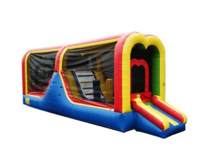 kids backyard inflatable tunnel bounce house