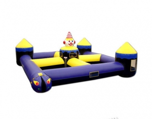 outdoor clown inflatable maze