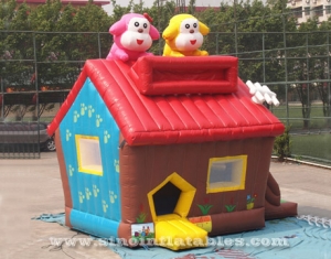 inflatable puppy house of bounce