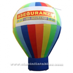 outside advertising inflatable rainbow balloon