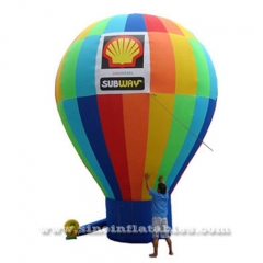 subway advertising inflatable cold air balloon