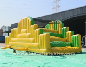 long adult boot camp inflatable obstacle course