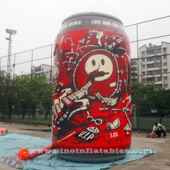 5 mts high outdoor giant inflatable beer can