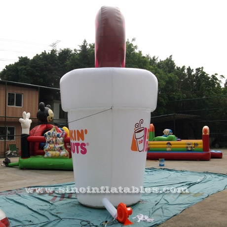 giant inflatable coffee cup model inflatable