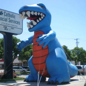 10 meters high giant advertising inflatable dinosaur