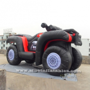 Giant inflatable beach motorcycle model