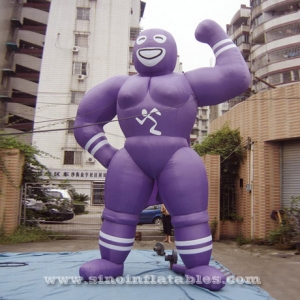 custom shape advertising giant inflatable muscle man