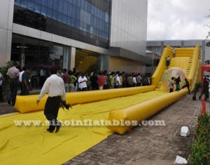 inflatable zorb ball ramp