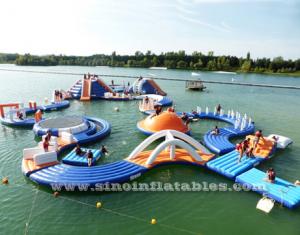 kids N adults giant inflatable water floating playground