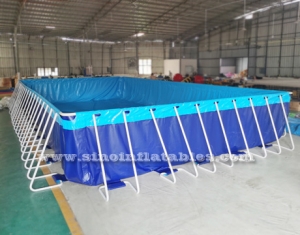 Removable Durable Metal Frame Swimming Pool