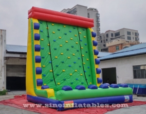 adults inflatable rock climbing wall