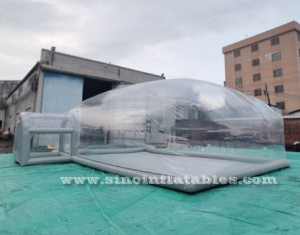 clear pvc inflatable display house tent