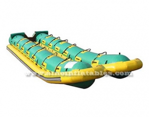 12 person double row inflatable banana boat
