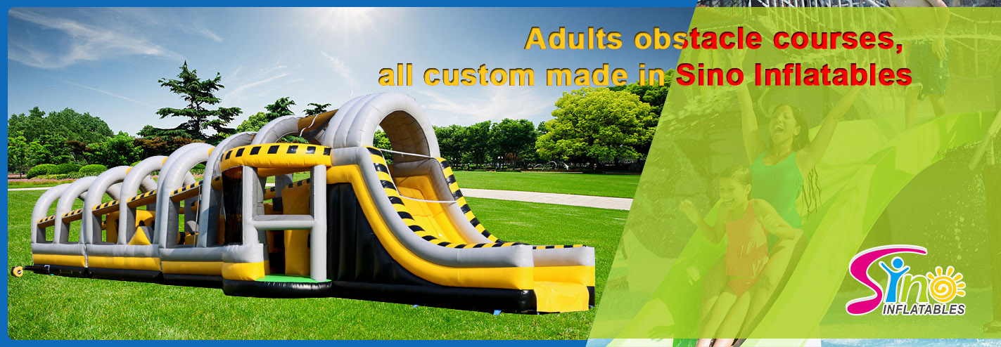 Big challenge adults inflatable obstacle courses from Sino Inflatables